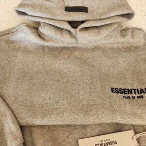 FEAR OF GOD ESSENTIALS HOODIE DARK OATMEAL